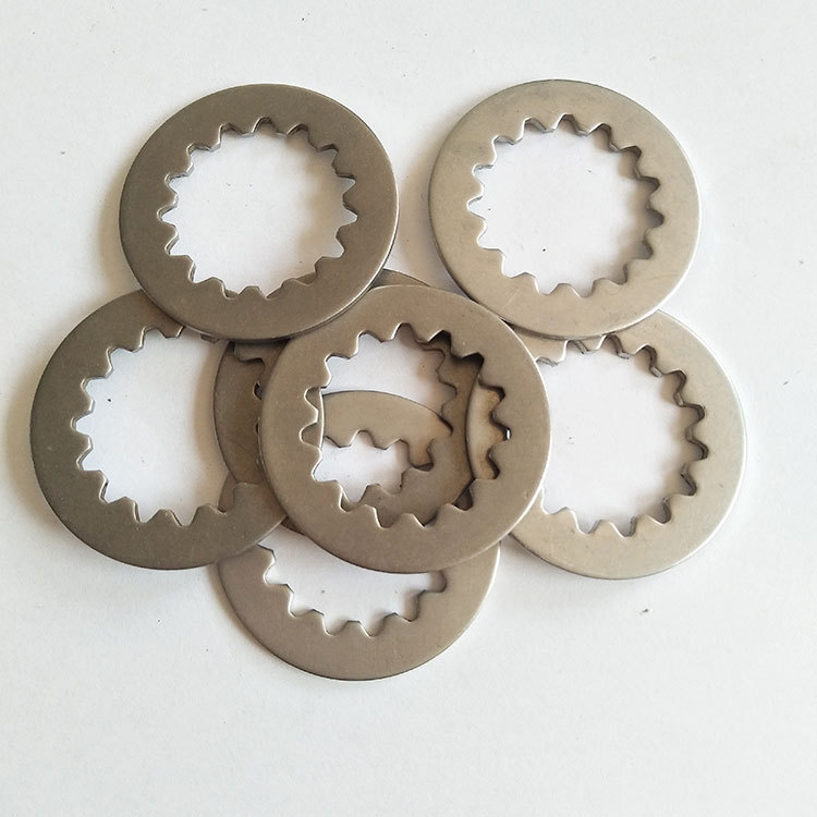 制作五金冲压件不锈钢内齿轮垫圈产地货源非标防滑垫片内齿轮垫圈