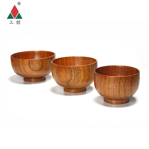 Sanchuang bowl, household Japanese tableware, thickened anti-scalding instant noodle bowl, Chinese wooden bowl, large soup bowl, bowl wholesale