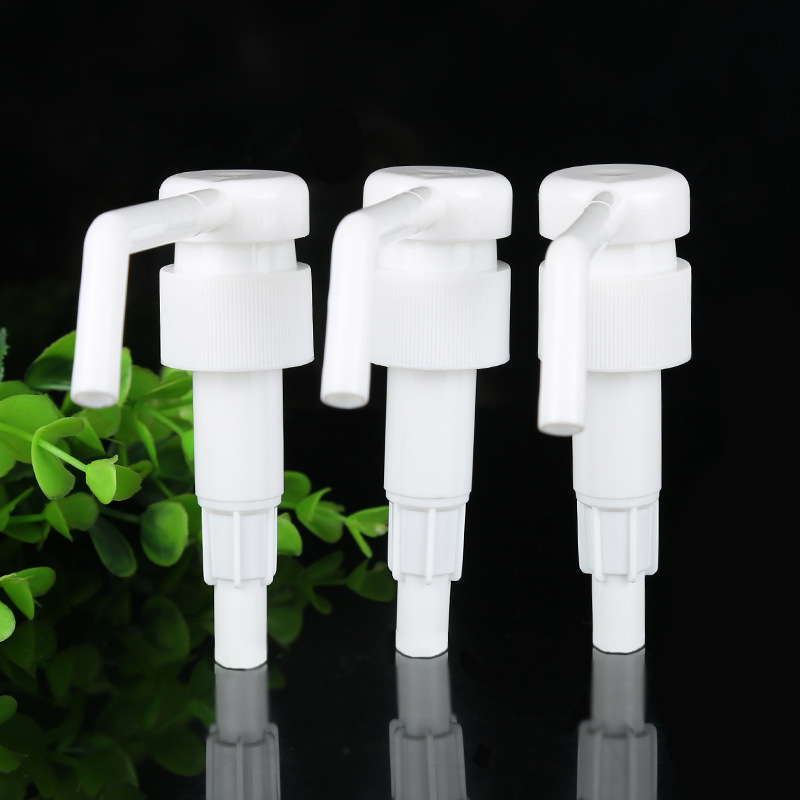 厂家供应长杆泵头 PP塑料酒精消毒喷头 按压式洗手液螺纹泵