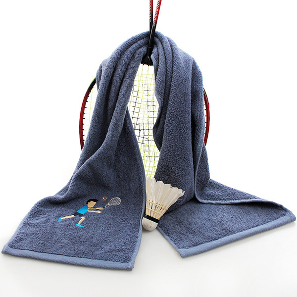cotton long towel for gym for yoga