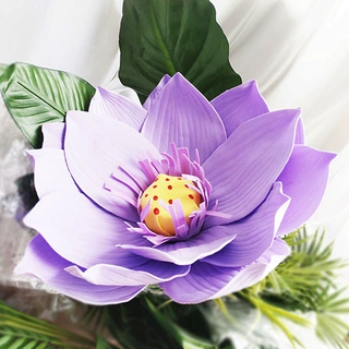 仿真荷花 大号莲花头假花客厅装饰摆放花卉酒店装修艺术摆件