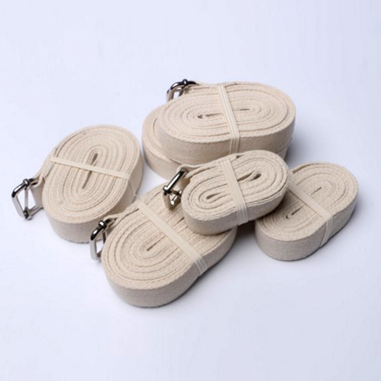 Wholesale Iyengar Yoga Stretch Belt Auxiliary Belt Beginner Yoga Rope Cotton Yoga Belt Fitness Stretch Belt