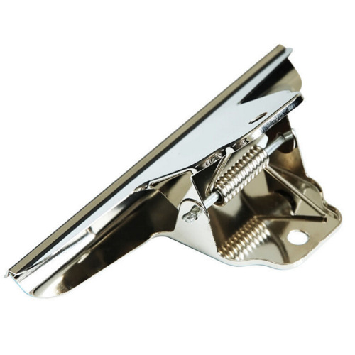 Stainless steel clip, round ticket clip, mountain-shaped clip 120mm, drawing board clip, document clip, complete sizes
