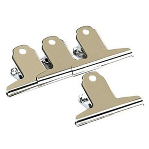Stainless steel clip, round ticket clip, mountain-shaped clip 120mm, drawing board clip, document clip, complete sizes