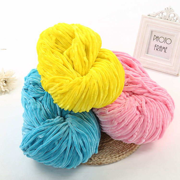 新品6号线头花头饰单股花式纱线DIY手工编织服装毯子粗毛线 批发