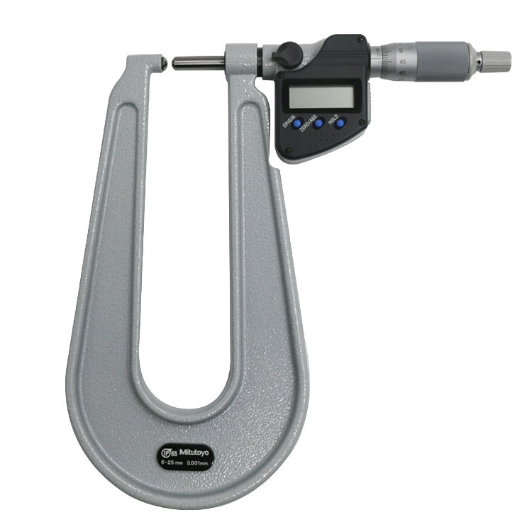 Mitutoyo三丰数显深弓千分尺389-262-30球面-平面数显千分尺25-5