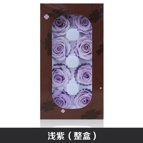 4-5cm B-level eternal rose keychain production car hanging accessories gift box diy auxiliary materials preserved flowers and dried flowers