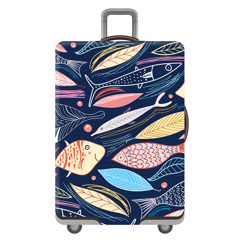 Caja elástica cubierta equipaje cubierta de polvo carro equipaje caja de viaje cubierta protectora 20/24/28/30 pulgadas engrosada