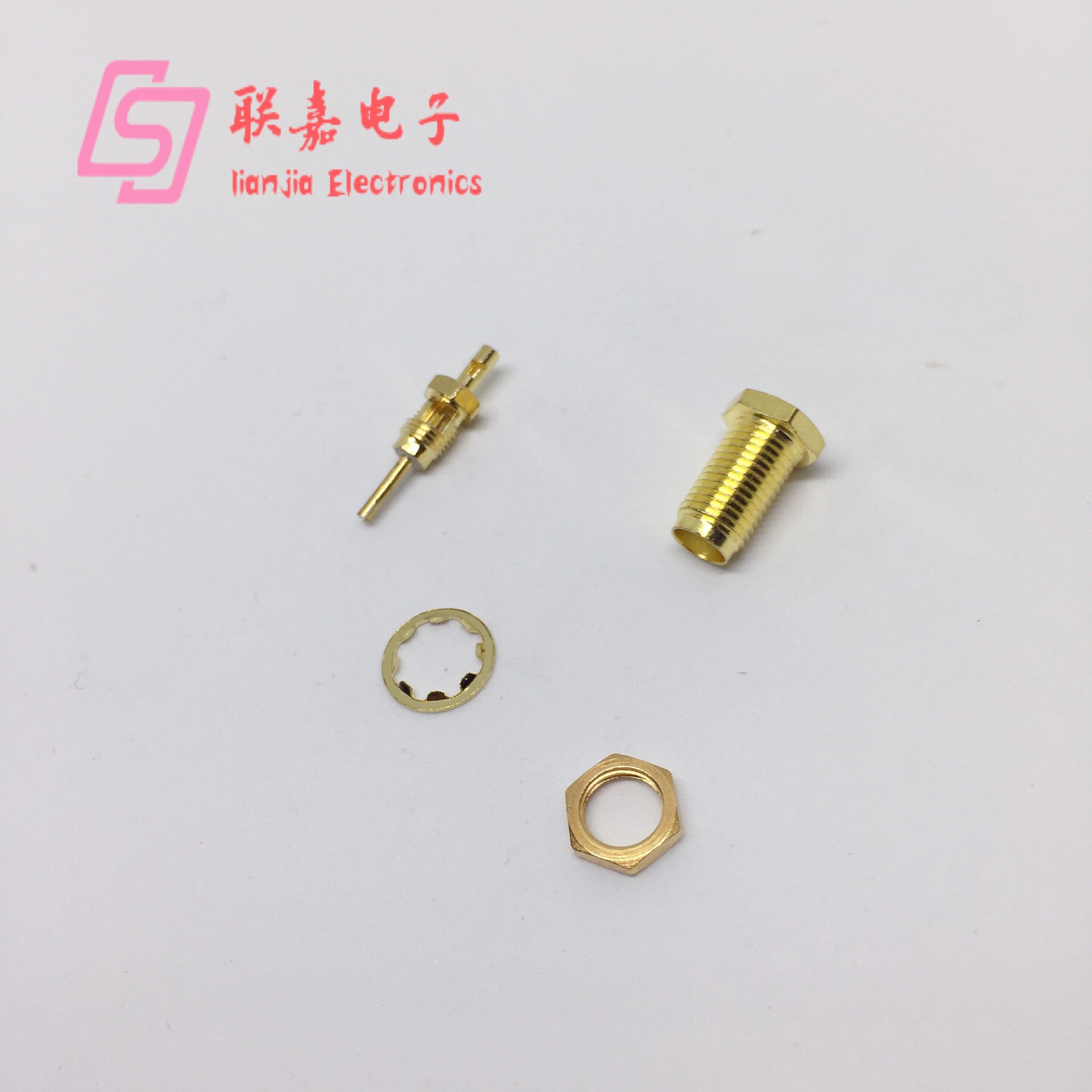 IPEX天线接头 SMA-KY-1.13 SMA镀金母头分体焊接1.13 电缆