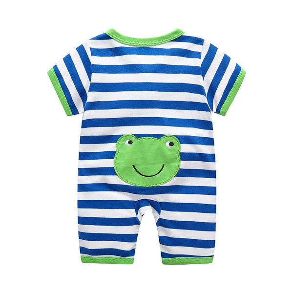 Short-angle-blue striped frog