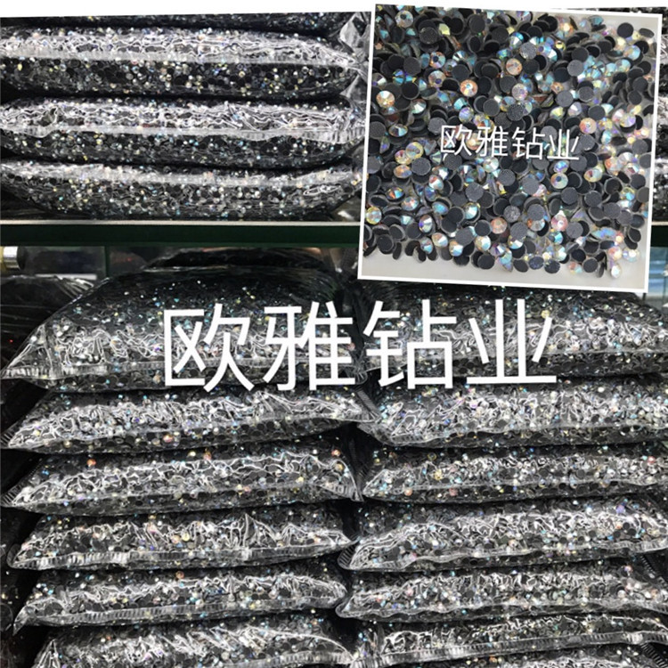 厂家 中东钻 DMC 烫钻 服装烫钻【白AB ABCrystal】