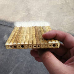 安桐 各種中杆花杆竹竿排刷筆刷 羊毛排筆刷 排筆刷批發