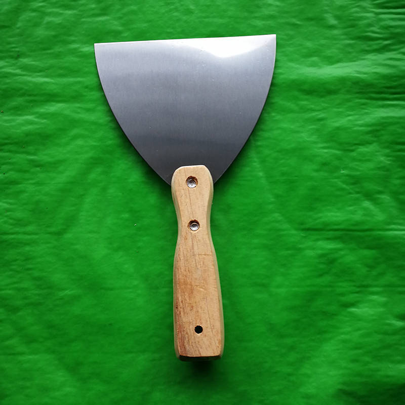 Antong doble clip espejo masilla cuchillo pintura masilla pala mango de madera cuchillo de mármol suministro al por mayor limpieza pala