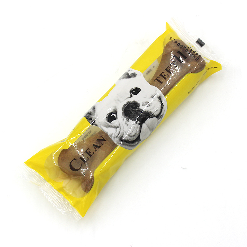 Huesos limpiadores de dientes de trigo, perros, palillos de molienda, perros, huesos resistentes a la mordida, perros, aperitivos de mascotas, al por mayor
