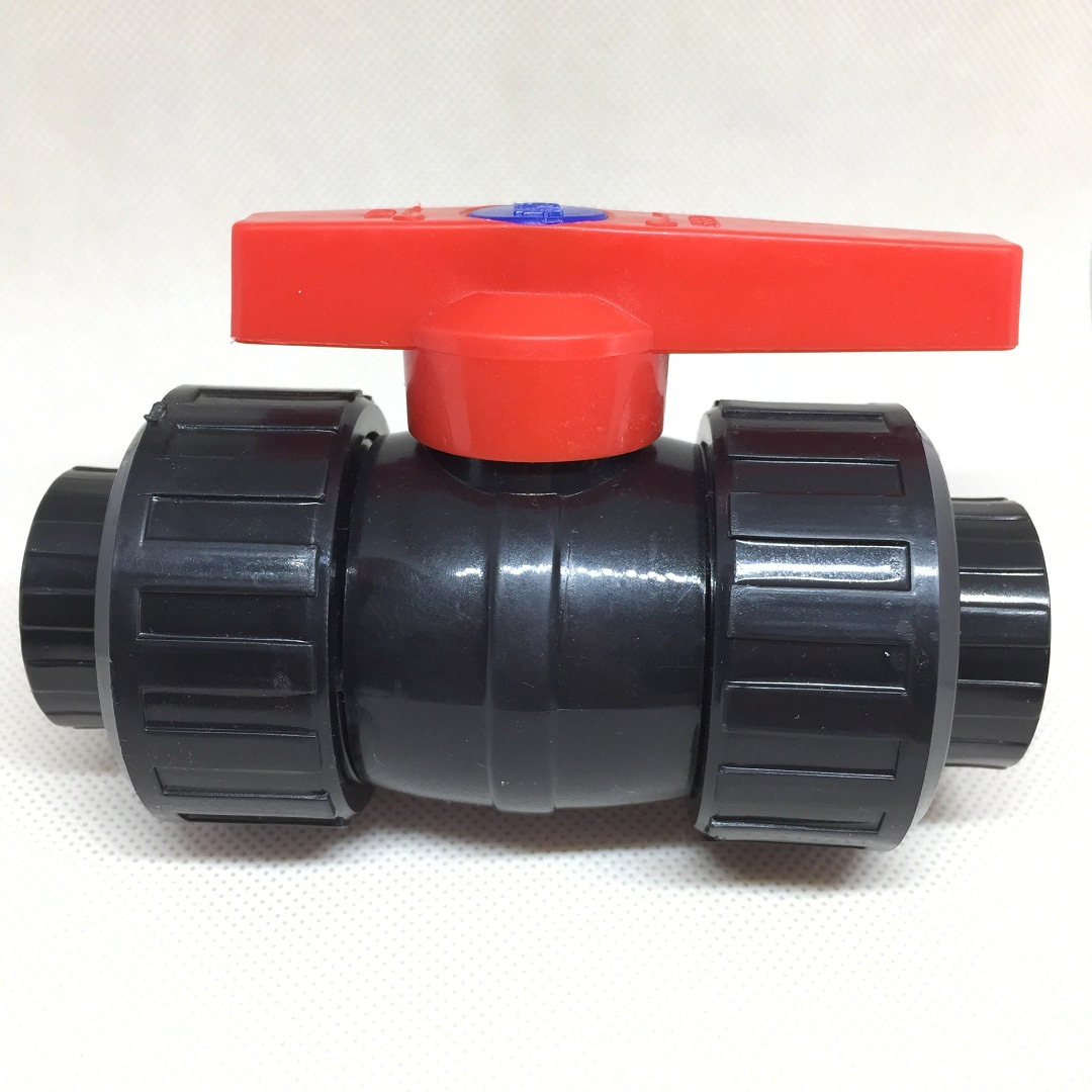 PE球阀 PE热熔双活接球阀  ABS球芯  20-75型号齐全 供给水开关