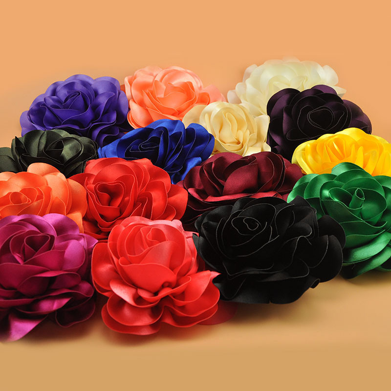 Accesorios para el cabello de flores de gran tamaño pasarela etapa rendimiento horquilla lateral clip accesorios exagerados fotografía de estudio foto accesorios de cabeza