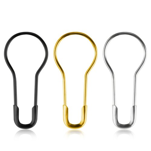 Factory direct sales high-quality copper and iron gourd pins and tags safety pins clothing accessories 1000 pieces 20 colors optional
