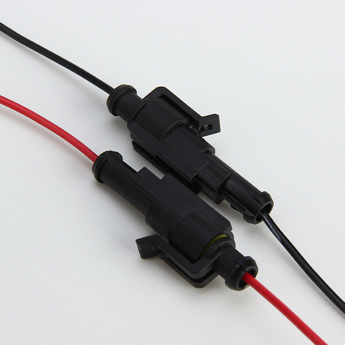 1P1.5 series HID plug 1-hole automotive waterproof connector male and female connector socket with wire