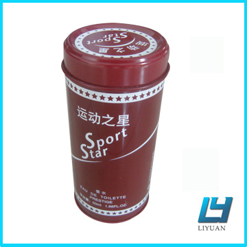 笔筒形马口铁香水罐 流行礼品盒