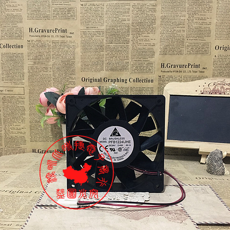 PFB1224UHE 全新台达 12038 24V 2.40A 12CM大风量暴力变频器风扇