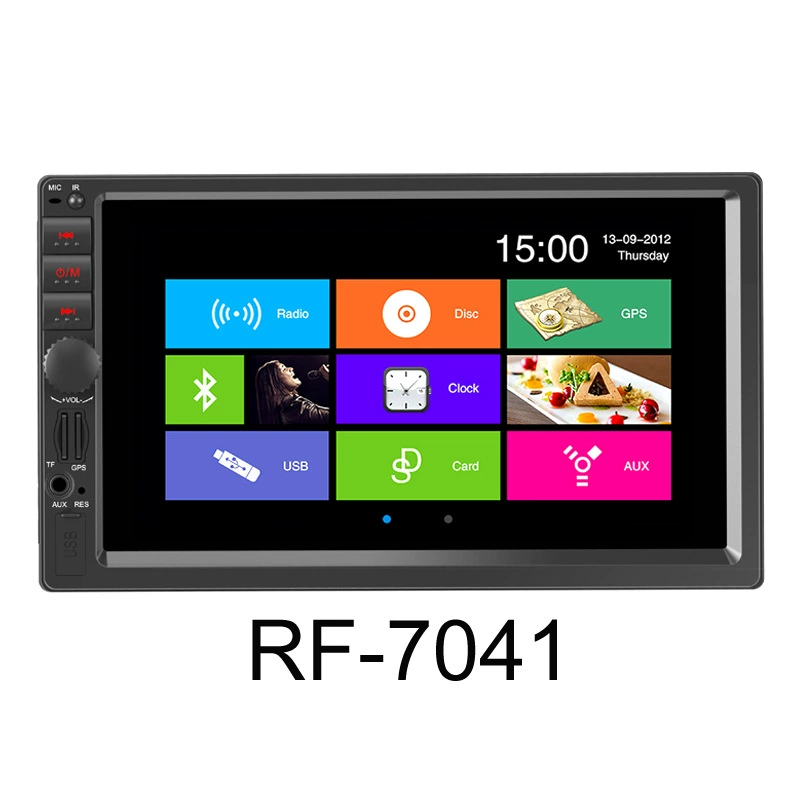 Заводская поставка универсальной машины 7-дюймовая автомобильная навигация GPS Shell DVD-плеер аудиоусилитель пластиковый корпус оптом