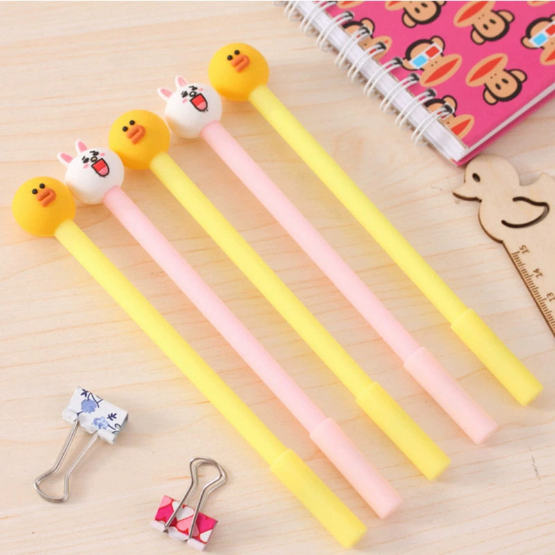 Cartoon black smooth quick dry rollerball pen