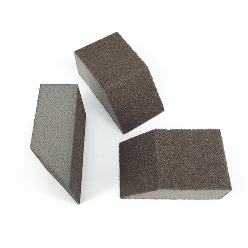 Kitchen dishwashing brush sponge block, emery sponge, decontamination and rust removal cleaning brush