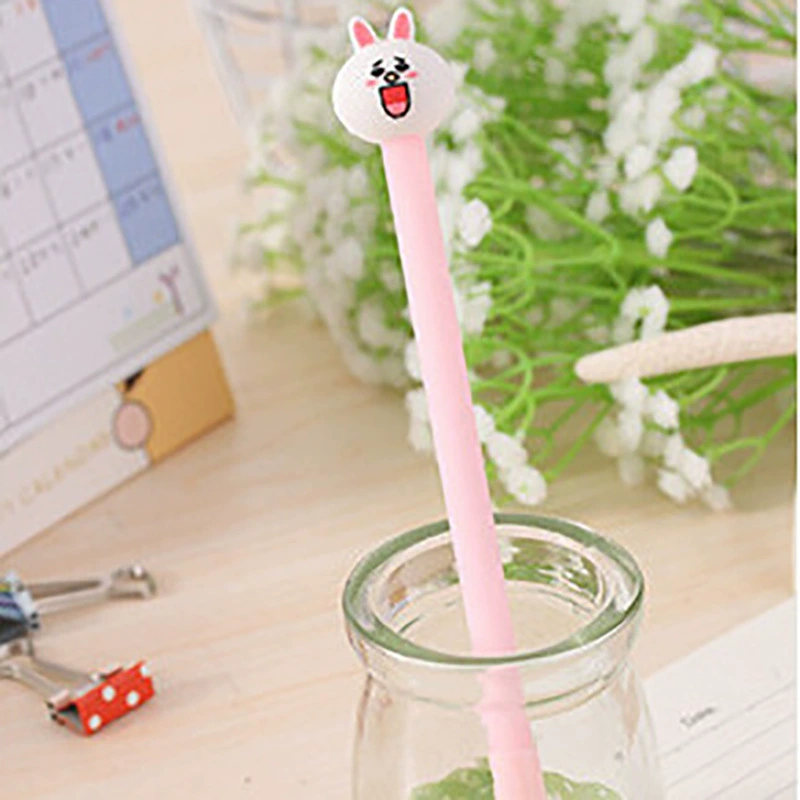 Cartoon black smooth quick dry rollerball pen