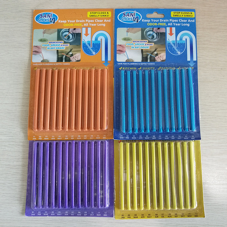 New Decontamination Stick Toilet Kitchen Sewer Cleaning Stick Pipe Bathtub Decontamination Stick Decontamination Device