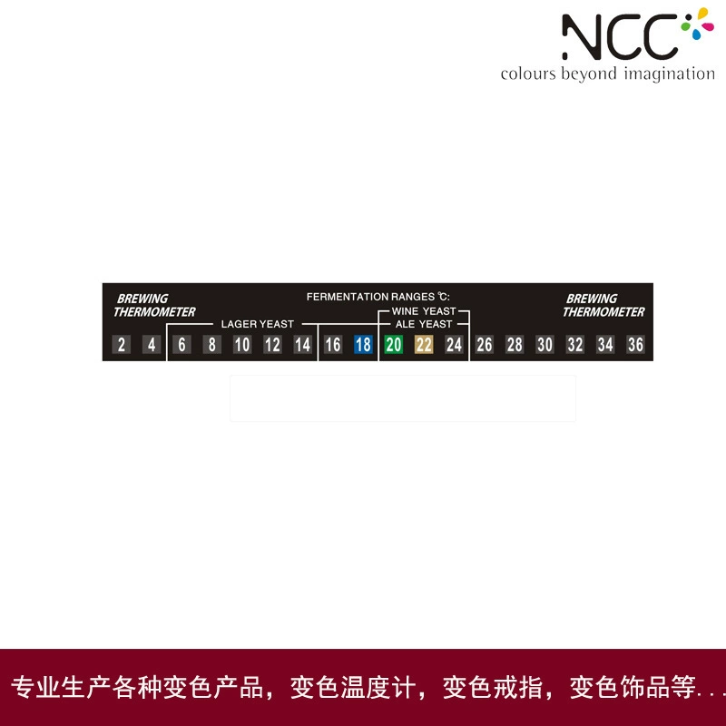 Производители производят термометр, меняющий цвет, жидкокристаллический термометр, меняющий цвет, термометр для красного вина