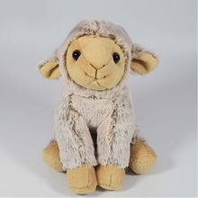 来图来样外贸出口长毛绒绵羊公仔卡通小羊儿童玩具羊年吉祥物