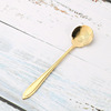 Spoon stainless steel, dessert coffee mixing stick, flowered