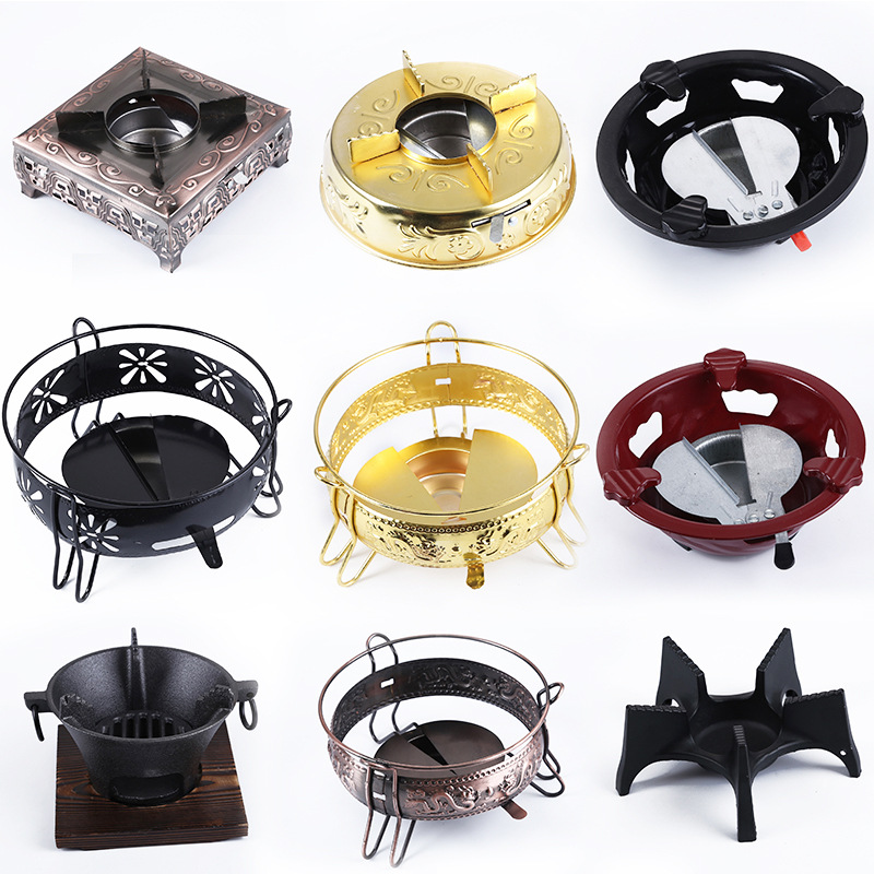 固体酒精炉小火锅户外家用学生宿舍不锈钢火锅锅干锅炉打边炉汤锅