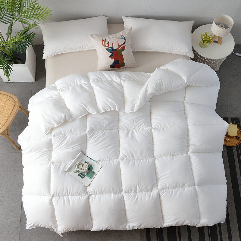 Solid Color Hotel Homestay Winter Quilt Dormitory Quilt Thickened Warm Quilt Core Fluffy Soft Quilt Spring and Autumn Quilt