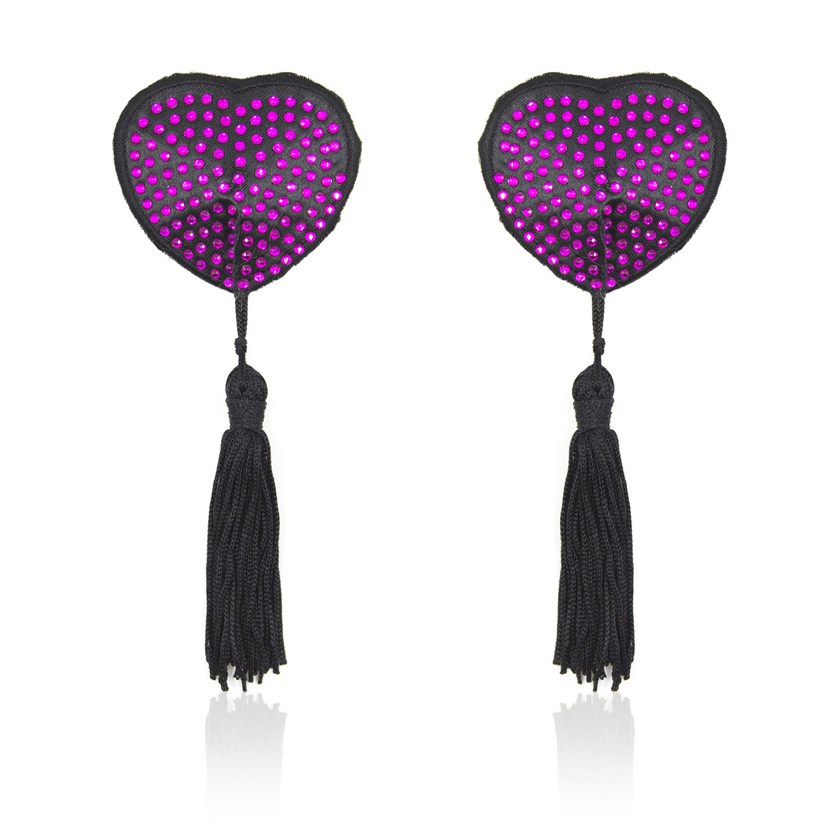 Suministro directo de fábrica accesorios de lencería sexy pegatinas de mama de silicona invisible gotas de sangre borla diamante pegatinas de mama sexy Mimi pegatinas image 3
