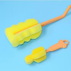 愛馨優品小熊旋轉手柄海綿嬰兒奶瓶刷清潔刷子奶嘴刷套裝活動