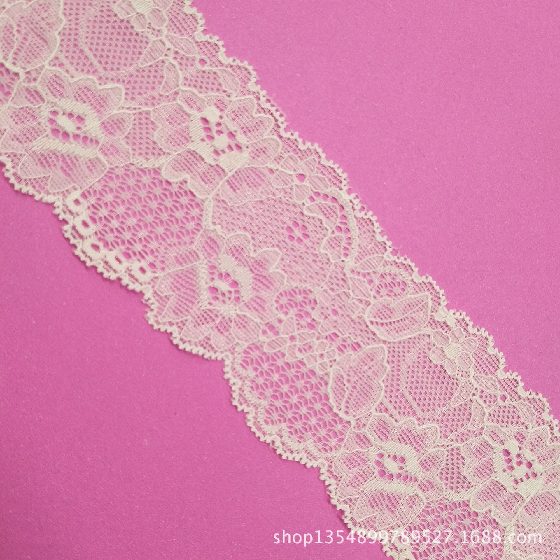 厂家现货批发6cm新款高弹力电脑版品质蕾丝花边 弹力花边 蕾丝边