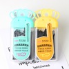 Korean version of the black one -word hairpin steel pinching card headwear clipper side holding card box