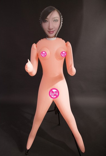 Painted Skin Doll Inflatable Sex Doll for Men Masturbator Realistic Human Face Adult Erotic Sex Toy