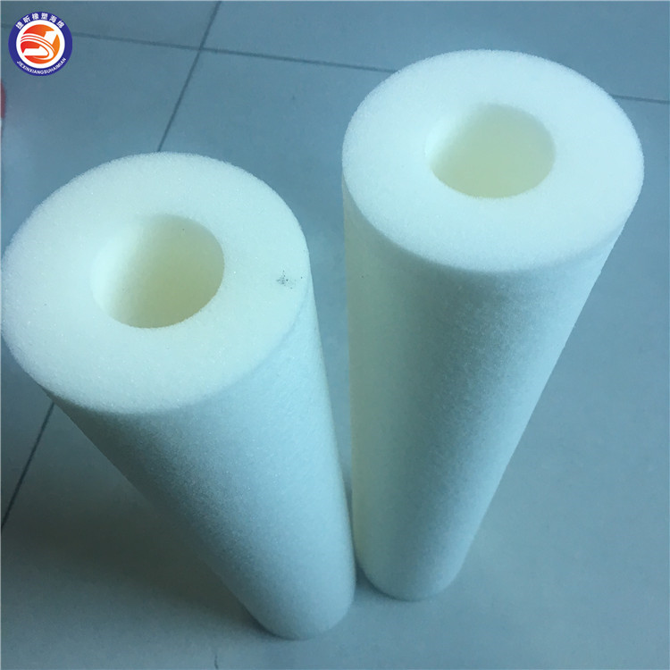 厂家供应 白色高密度吸水海绵棒 空心海绵管 异形海棉柱子