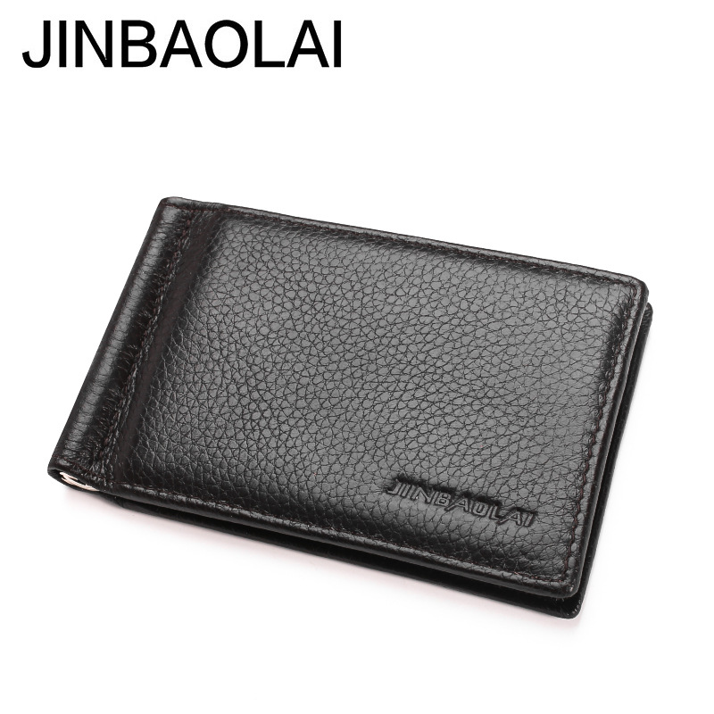 Jinbaolai ultra -thin metal money clip card clip foreign trade…