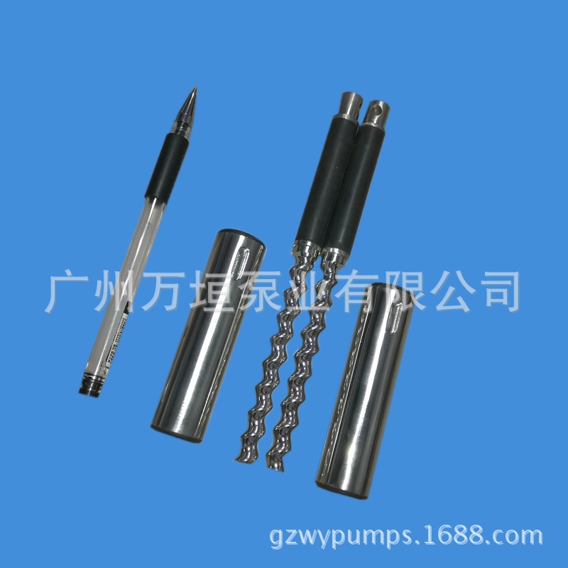 电子点胶螺杆阀 精密计量0.3cc包胶转子定子 高粘度物料输送