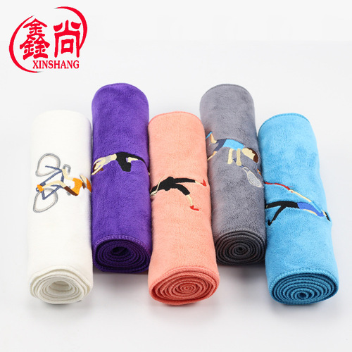 Marathon sports towel wholesale 25*110 microfiber quick-drying fitness towel custom logo support towel