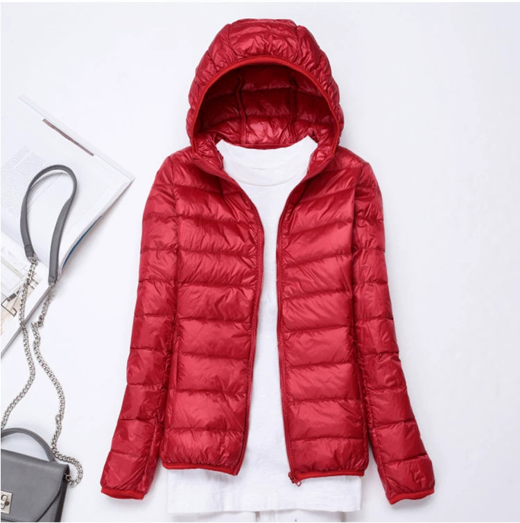 Demi-season ultra light light and thin down jacket, (Cross-border trading), slim fit, plus size