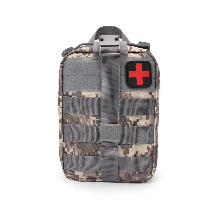 Bolsa médica bolsa de accesorios bolsa de cintura táctica camuflaje bolsa multifunción bolsa de Montañismo al aire libre