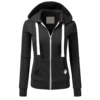 Cardigan for leisure with zipper, chain, hoody, suitable for import, Amazon