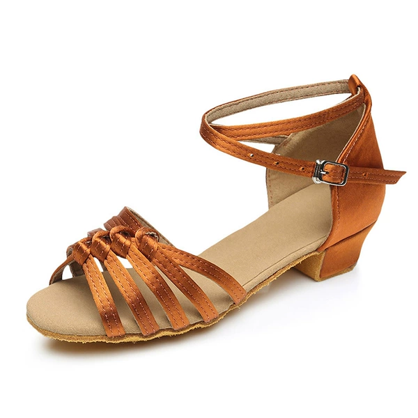 Deep skin color 3 cm square heel