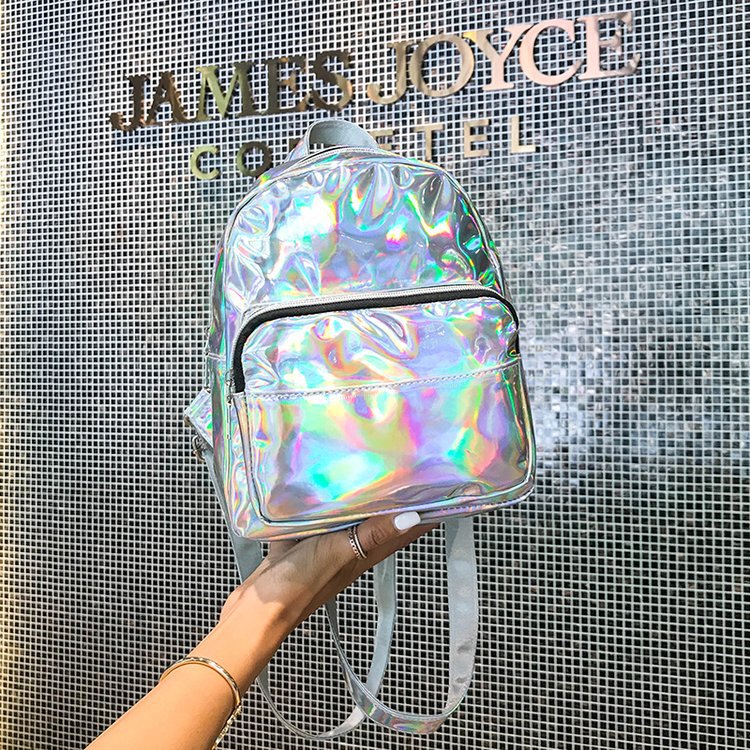 School Bag Women's Laser Backpack Women's 2025 Japanese and Korean Forest Style Small Bag Summer New Small Fresh Fashion Small Backpack