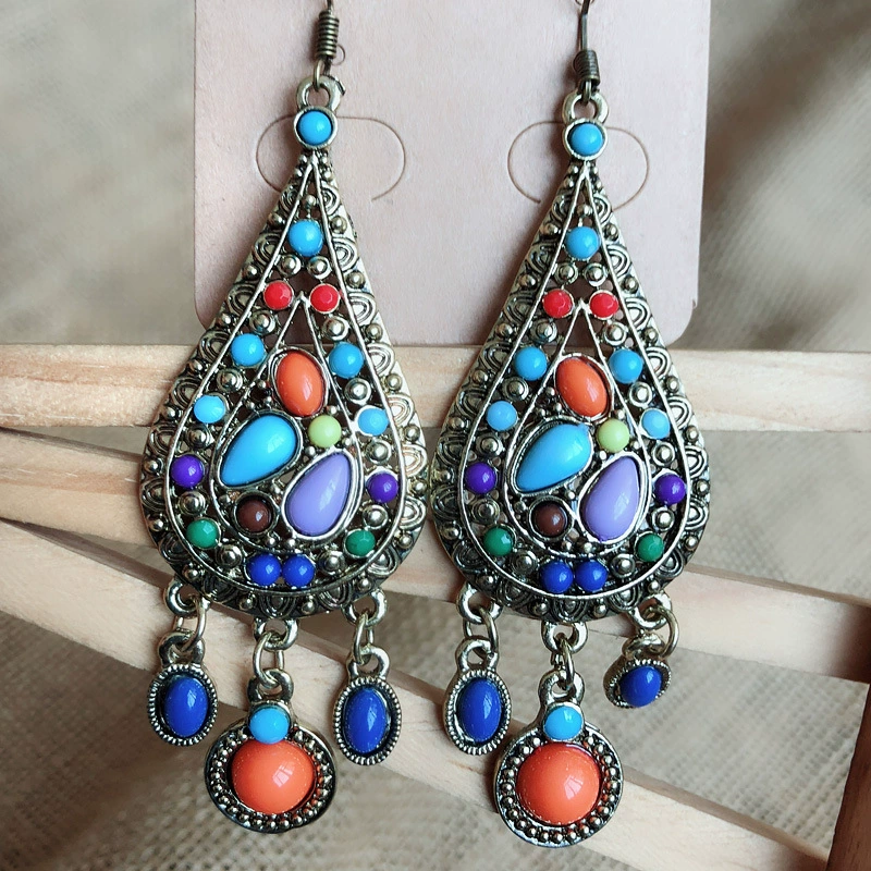 Retro accessory, earrings, (Cross-border trading), boho style, European style
