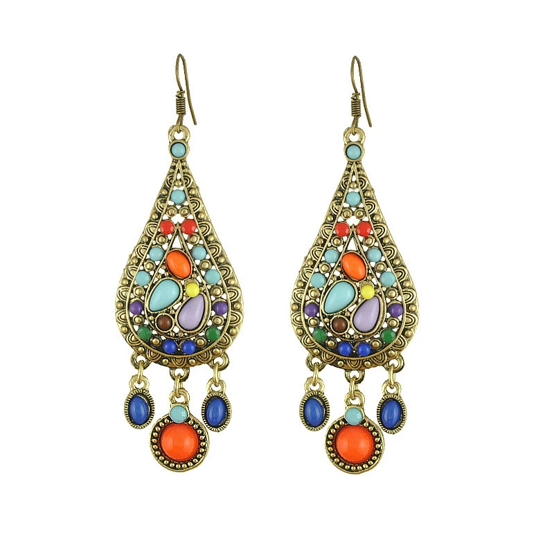 Retro accessory, earrings, (Cross-border trading), boho style, European style